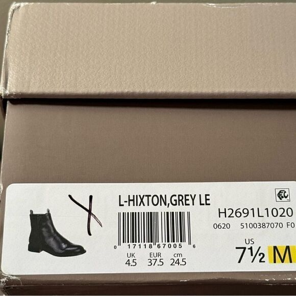 Franco Sarto Hixton Booties- Grey- Size 7.5 M- NIB - Picture 5 of 8